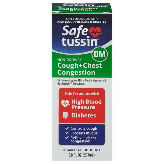 Safe Tussin Non-Drowsy Dm Cough and Chest Congestion