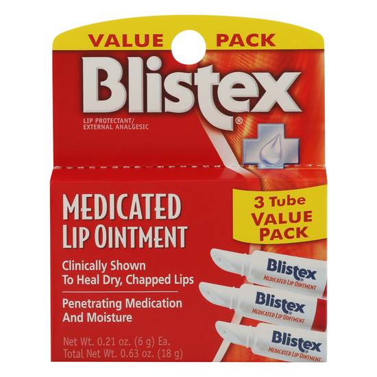 Blistex Medicated Lip Ointment (3 ct)