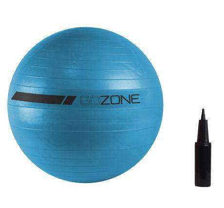 GoZone Exercise Ball-With Handpump Blue