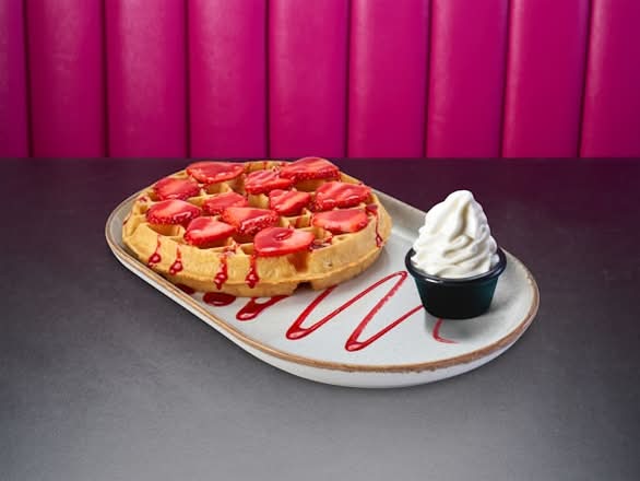 Strawberry & Cream Waffle