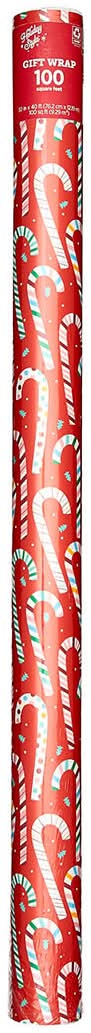 Holiday Style Christmas Gift Wrapping Paper, 100 sq ft
