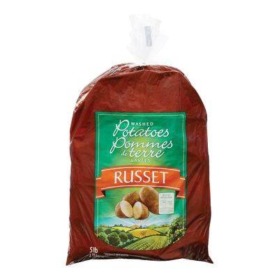 Farmer's Market · Pommes de terre de l'Idaho (5 livres) - Russet potatoes (2.27 kg)