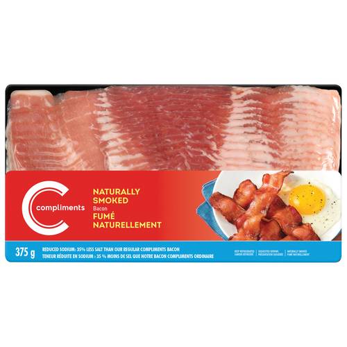 Compliments Naturally Smoked Bacon (375 g)