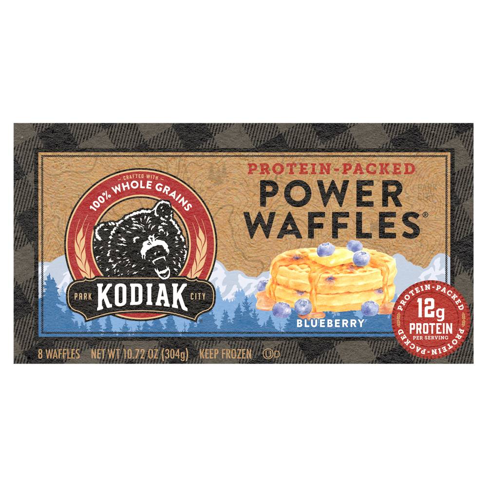 Kodiak Blueberry Protein-Packed Power Waffles (10.72 oz)