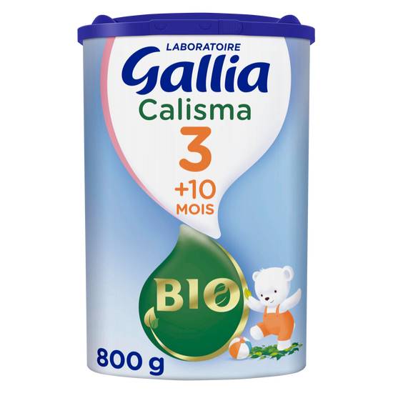 Laboratoire Gallia - Calisma lait bébé en poudre croissance bio 3ème âge à partir de 10 mois