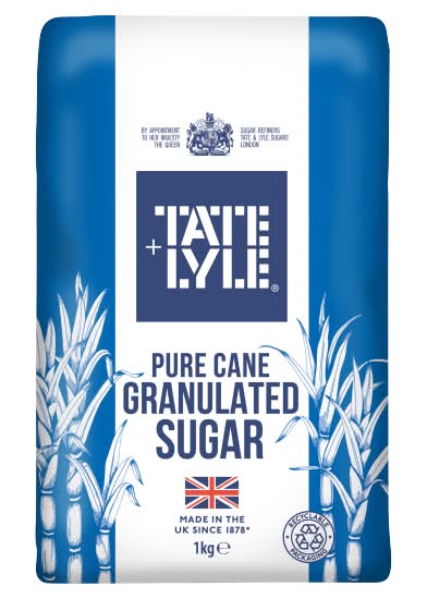 Tate & Lyle Pure Cane Granulated Sugar (1kg)