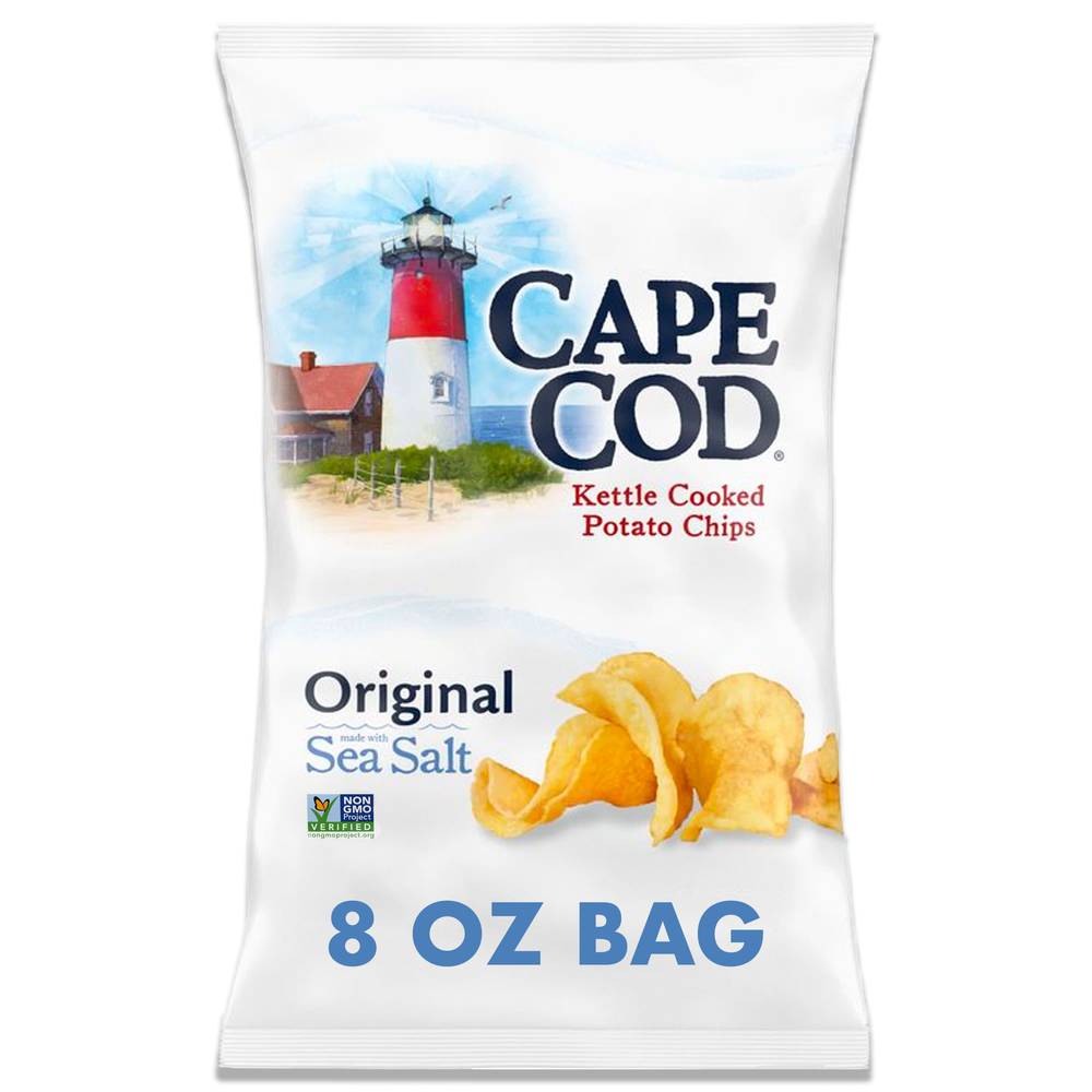 Cape Cod Original Sea Salt Kettle Cooked Potato Chips (8 oz)