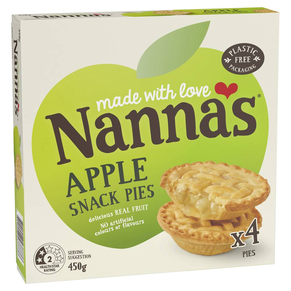 Nanna's Apple Snack Pies (450g, 4 pack)
