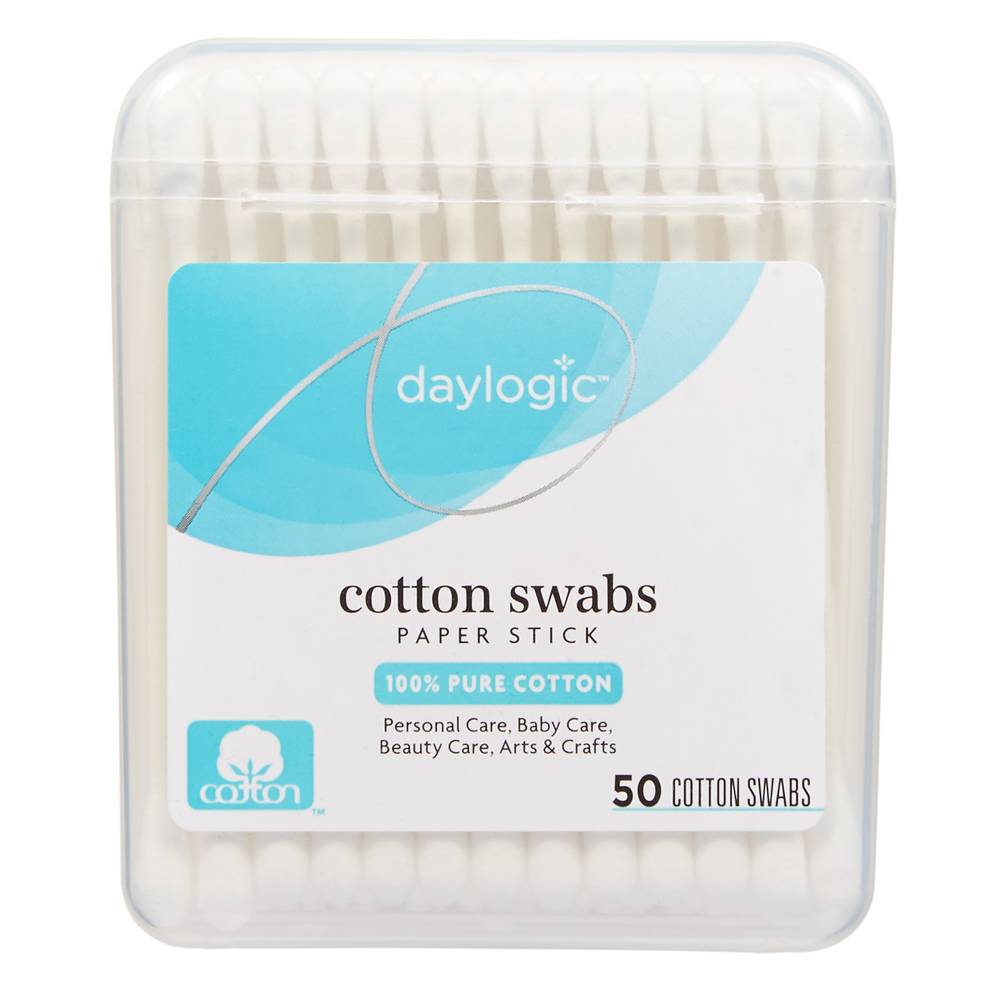 Rite Aid Pharmacy Cotton Swabs, Paper Stick - 50 ct