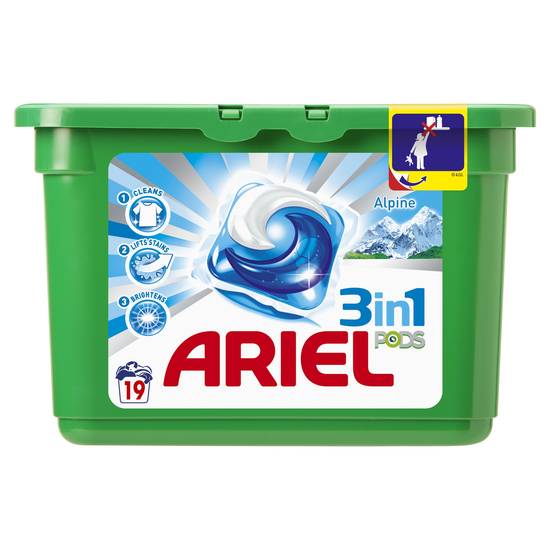 ariel 3en1 pods extra poder 19+8 unidades - delaUz