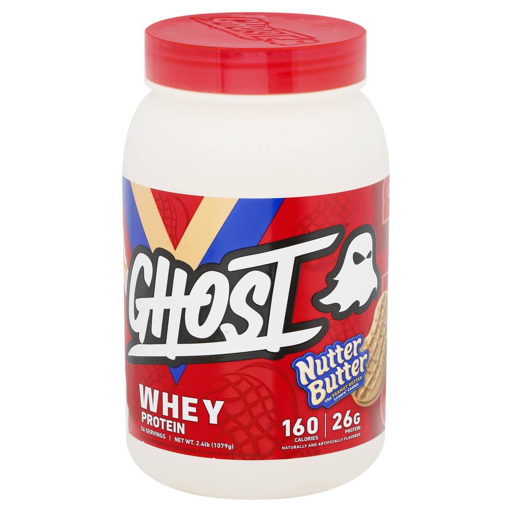 Ghost Whey Protein, Nutter Butter (2.4 lbs)