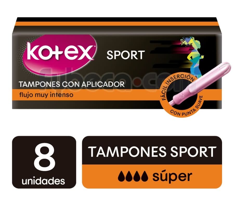 Tampones Kotex Evolution C/Aplicad Super X 8