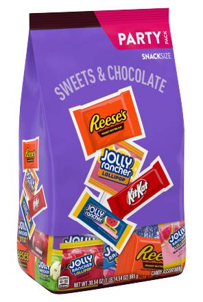 Jolly Rancher Snack Size Party pack Sweets and Candies, Assorted (30.5 oz)
