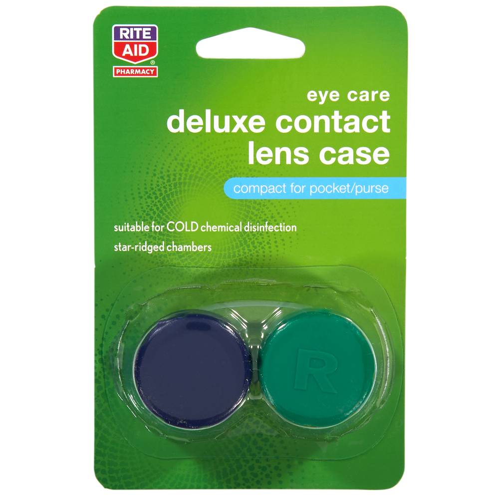 Rite Aid Eye Care Deluxe Contact Lens Case (1 ct)