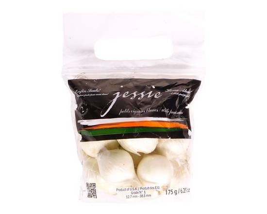 Petits oignons perlés blanc (175 g) - White Pearl Onions (175 g)