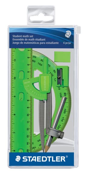 Staedtler® 6-Piece Math Set, Neon
