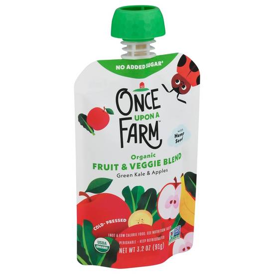 Green Kale & Apples Once Upon A Farm 3.2 oz