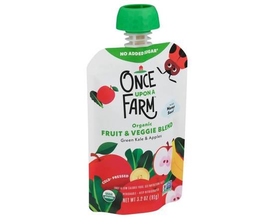 Once Upon A Farm · Green Kale & Apples (3.2 oz)