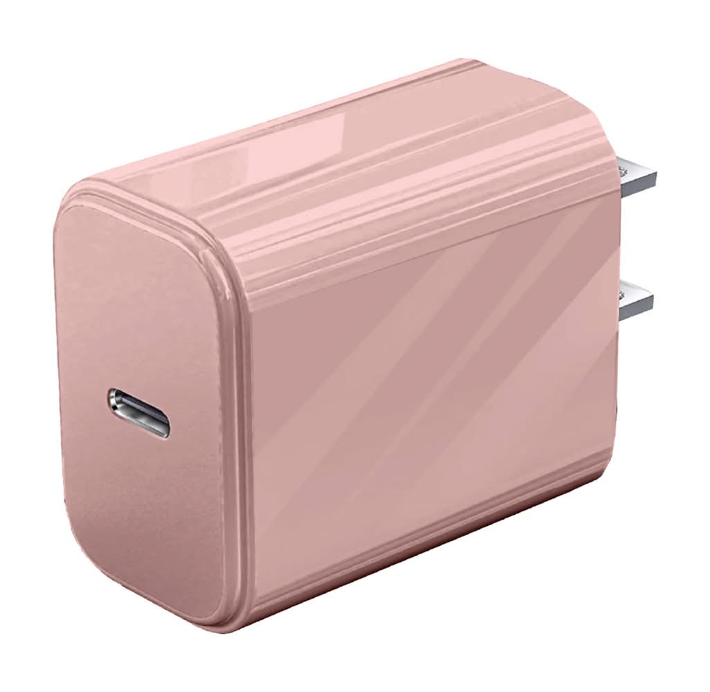 Wireless Gear Usb-C Wall Charger, Rose Gold