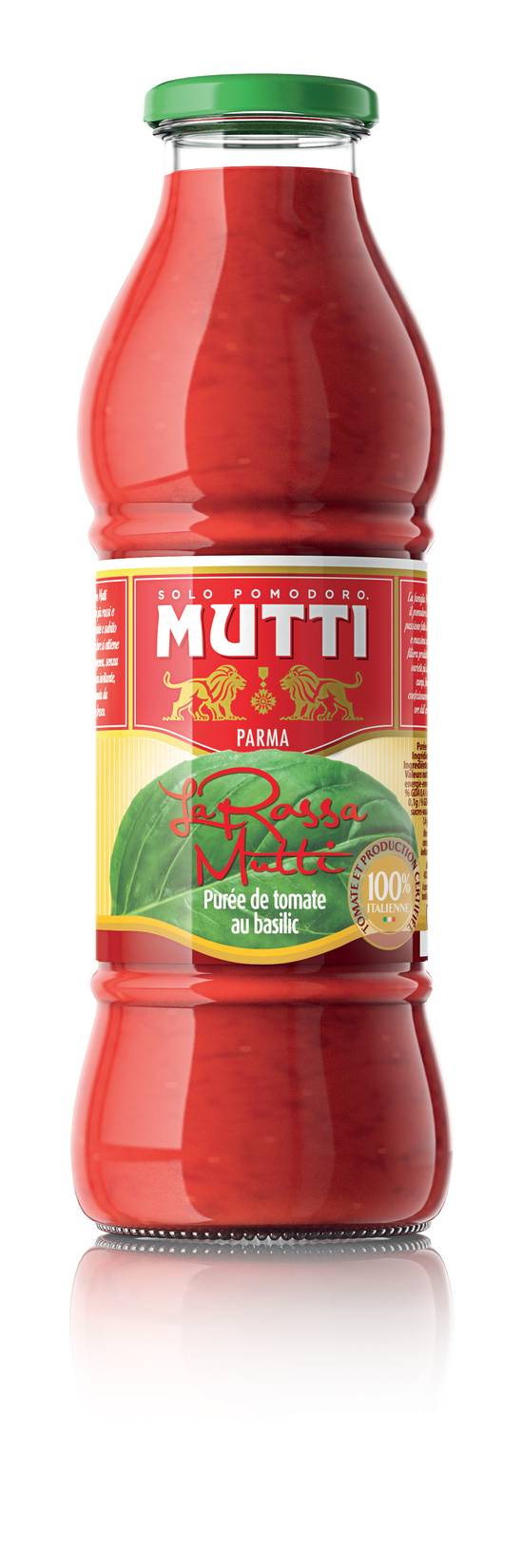 Mutti - La  purée de tomates au basilic