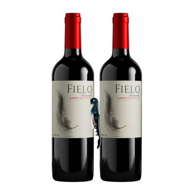 Duo Pack Fielo  Reservado Vino Cabernet Sauvignon 750 Cc