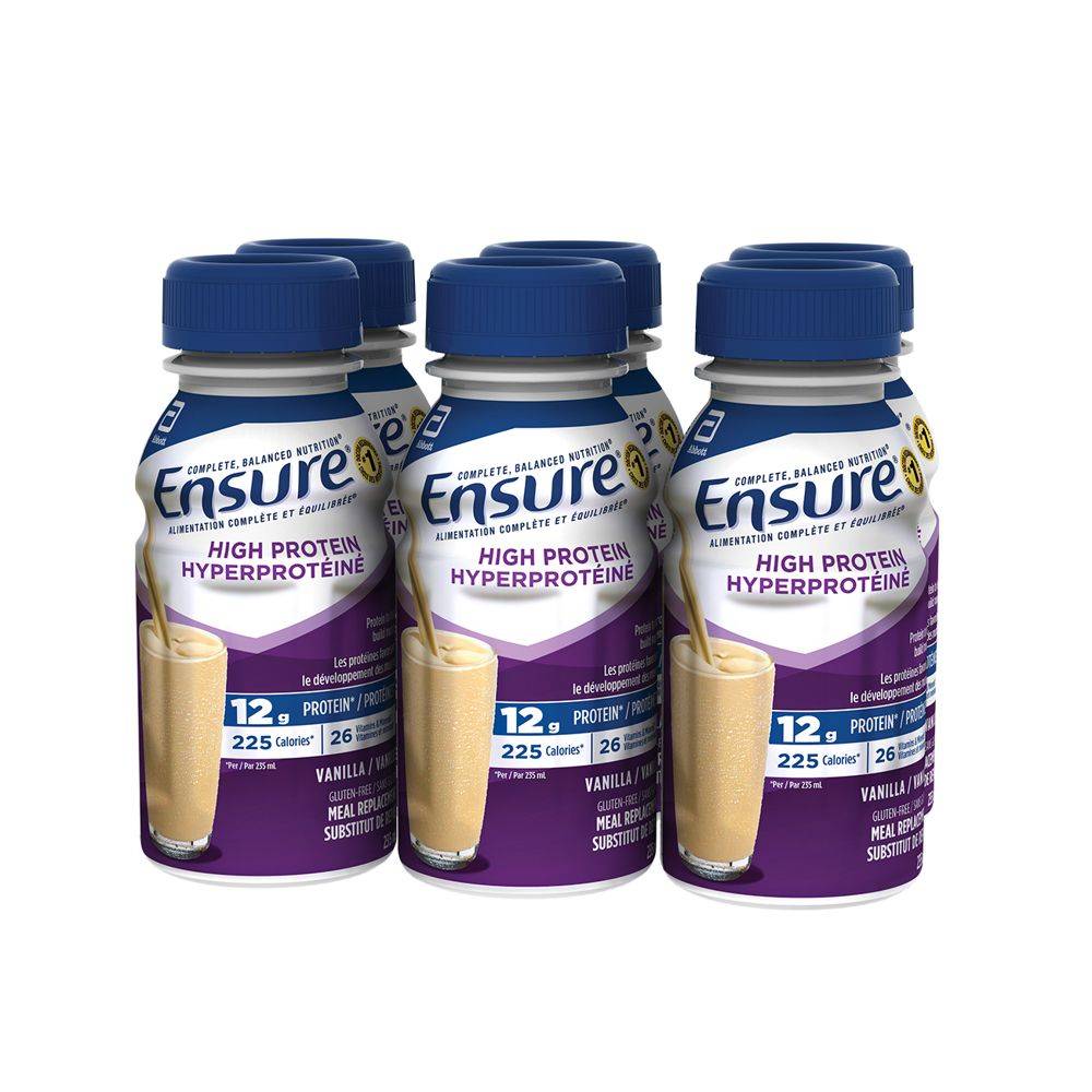 Ensure Vanilla High Protein Drink (6 x 235 ml)