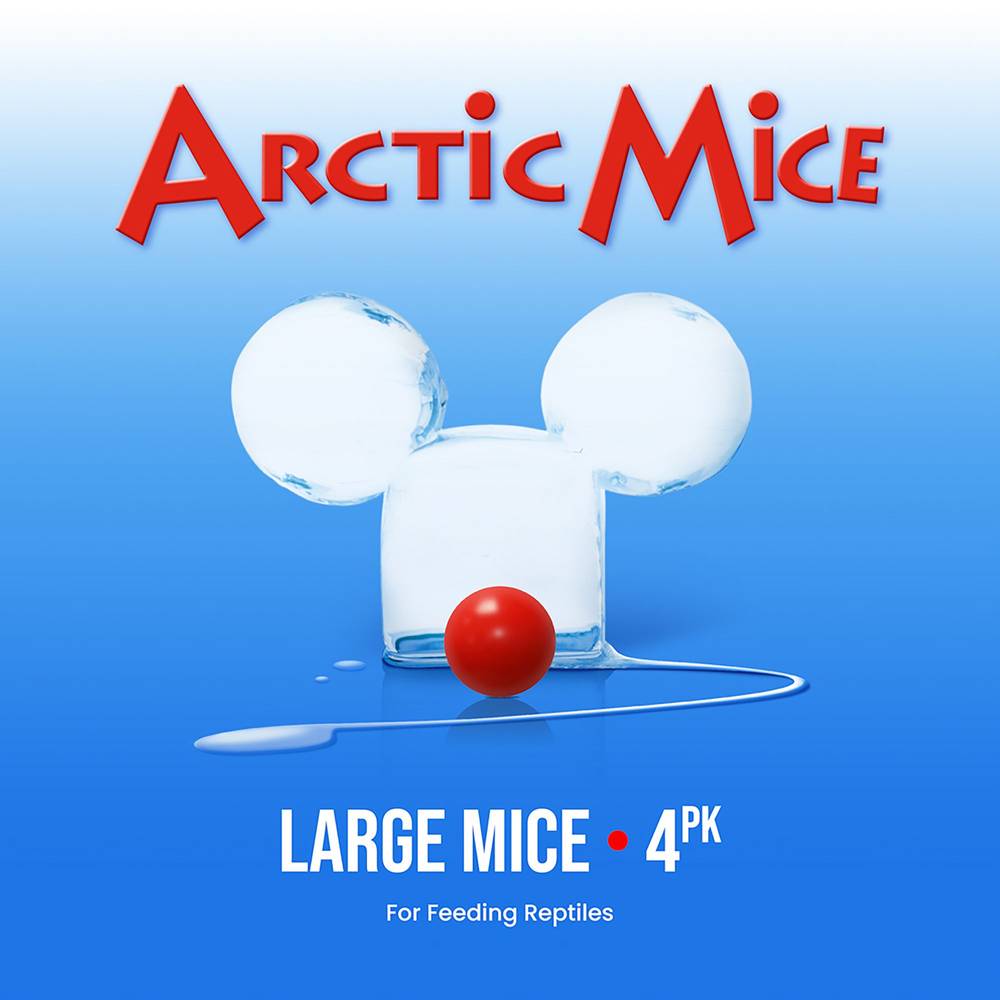 Arctic Mice Frozen Large Mice (Size: 4 Count)