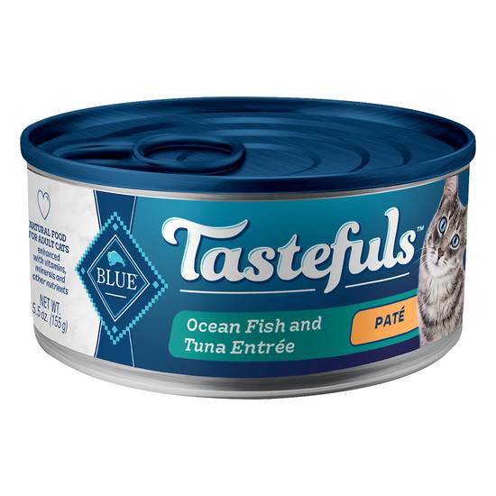 Blue Buffalo Tastefuls Ocean Fish and Tuna Entree Pate Cat Food