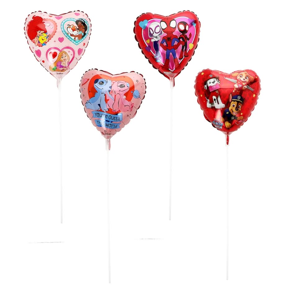 Anagram Valentine's Day Themed Pink Balloon, Assorted Colors And Styles, 1-ct.