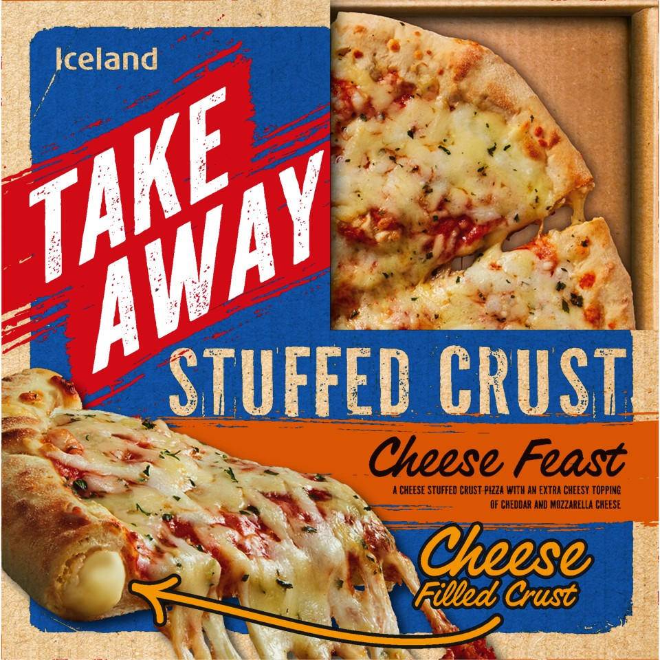 Iceland Stuffed Crust Cheese Feast Pizza