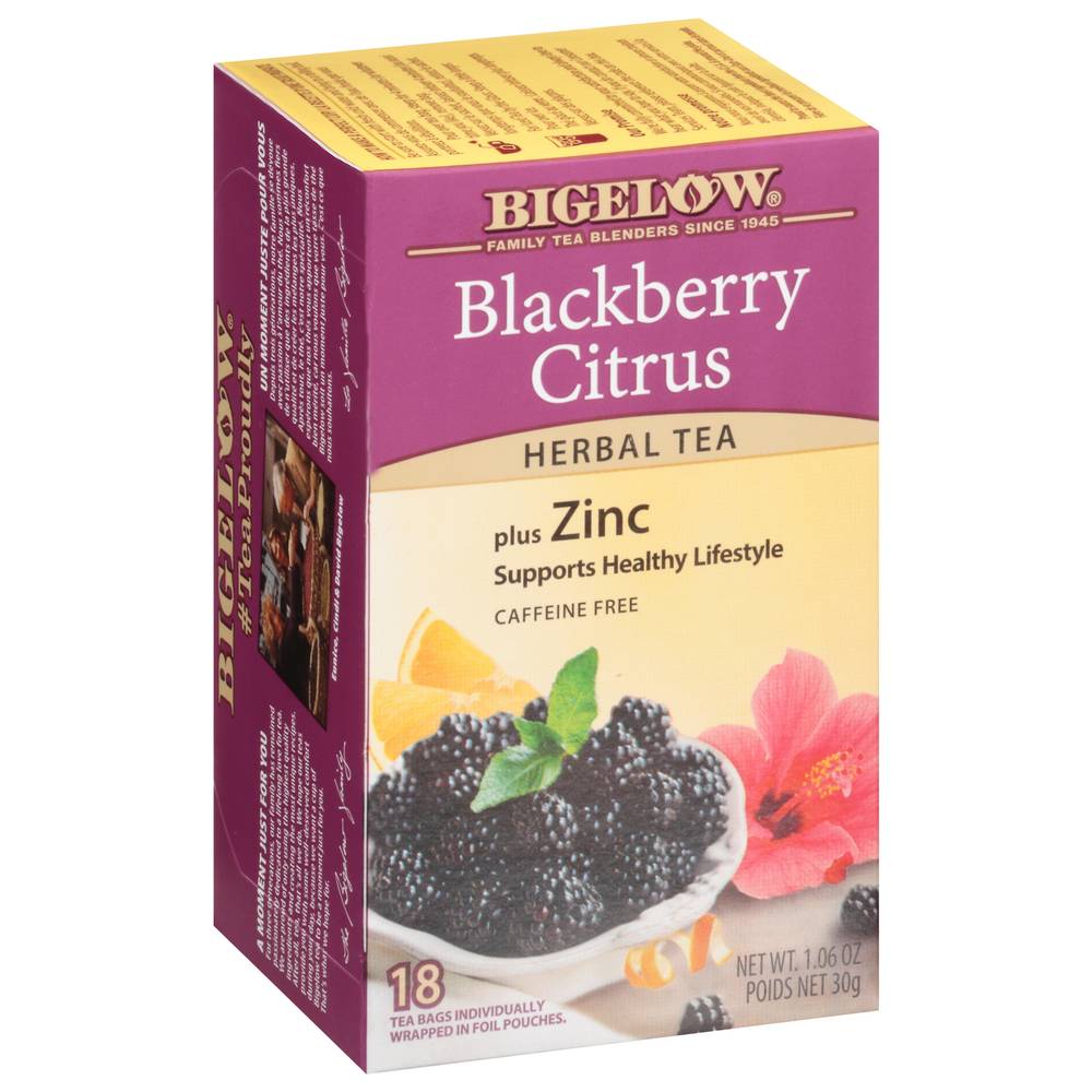 Bigelow Blackberry Citrus Herbal Tea (18 ct , 1.06 oz)