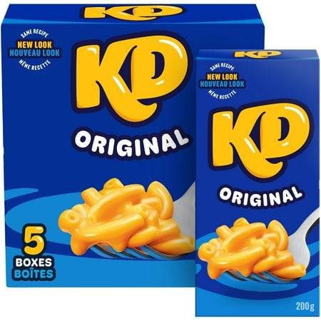 Kraft dinner pâtes au macaroni et fromage originale (5 unités)