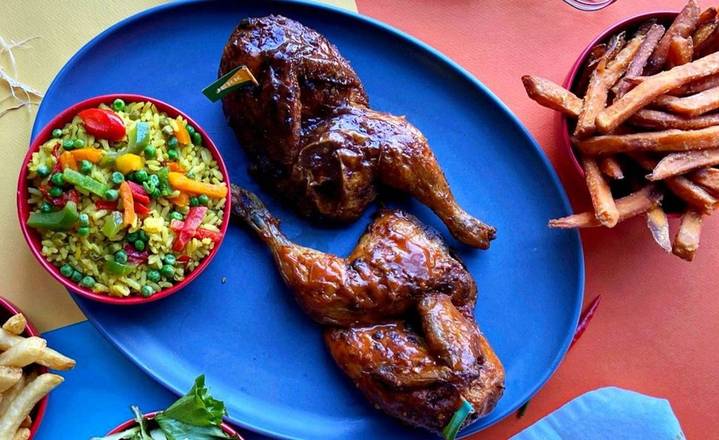 Poulet entier grillé à la flamme 🔥