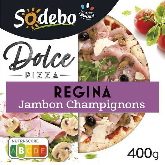 Sodebo Pizza Dolce regina jambon champignons 400 g