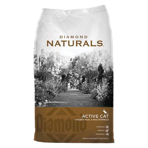 Diamond Naturals Active Dry Cat Food (chicken meal-rice)