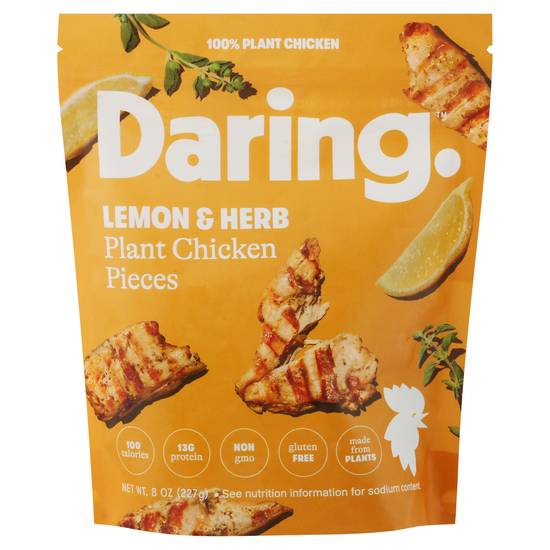 Daring 100% Plant Based and Herb Pieces (chicken, lemon)
