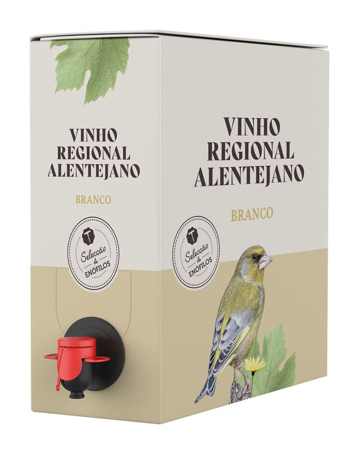 SelecÃ§Ã£o De EnÃ³filos  - Vinho branco regional alentejano, Bag in box de 3 litros