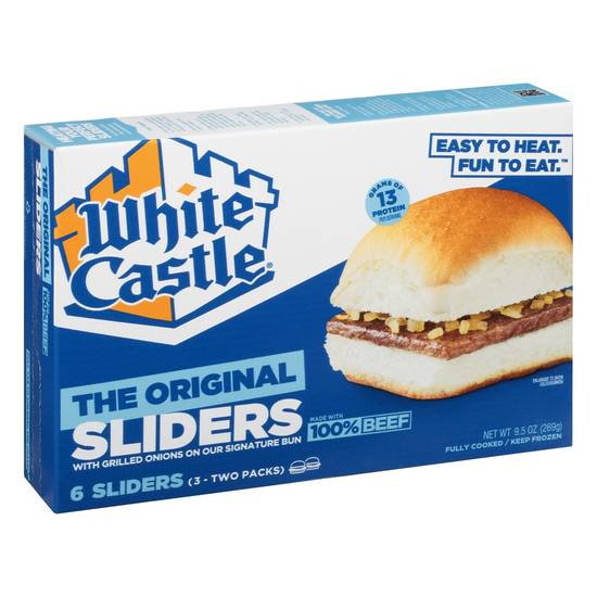White Castle Original Sliders (6 sliders)