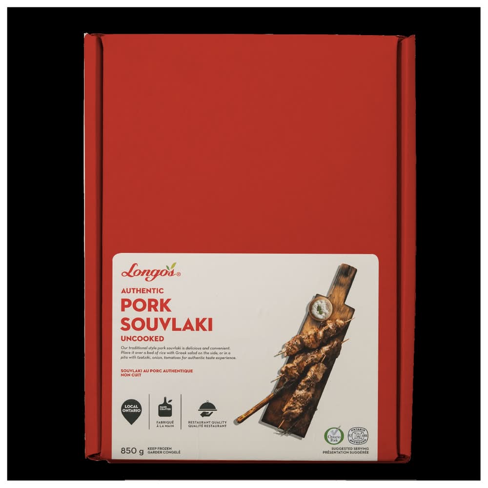 Longo's Pork Souvlaki 10pc (850 g)