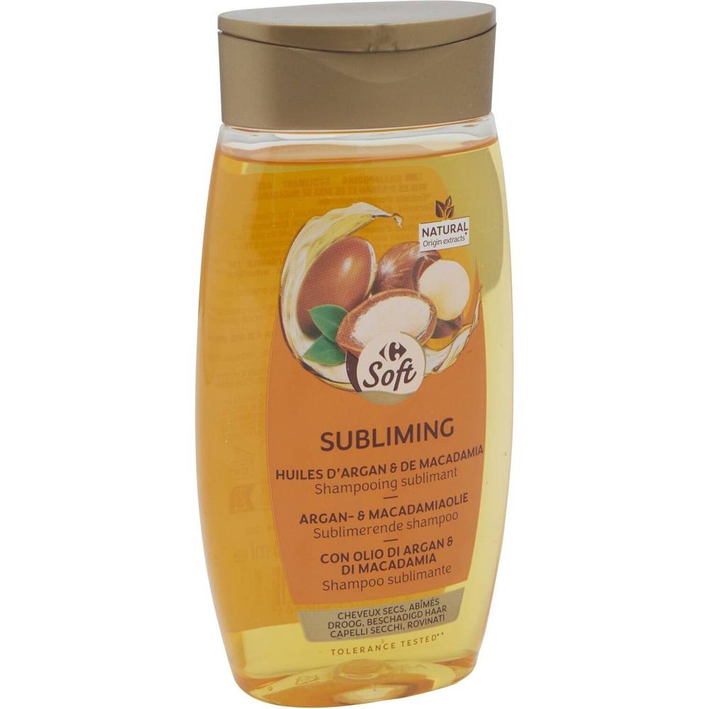 Carrefour - Shampooing huiles d'argan macadamia (250ml)