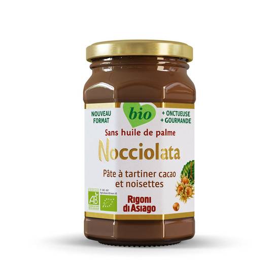 Pâte à tartiner cacao noisettes Nocciolata Bio  RIGONI DI ASIAGO - le pot de 250g