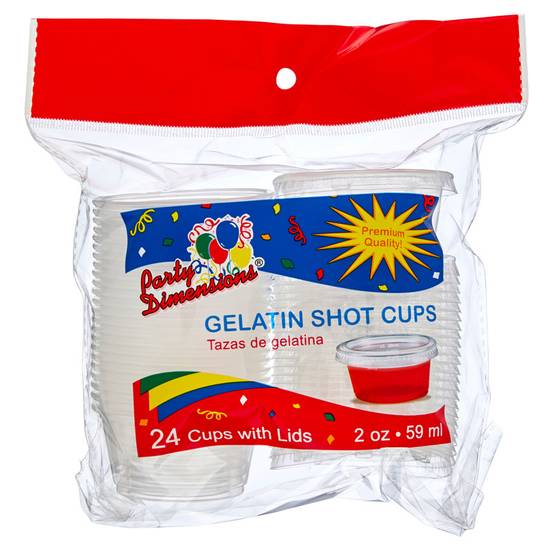 Party Dimensions Gelatin Shot Cups 24ct
