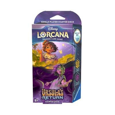 Disney Lorcana Trading Card Game: Ursula's Return Amber and Amethyst Starter Deck