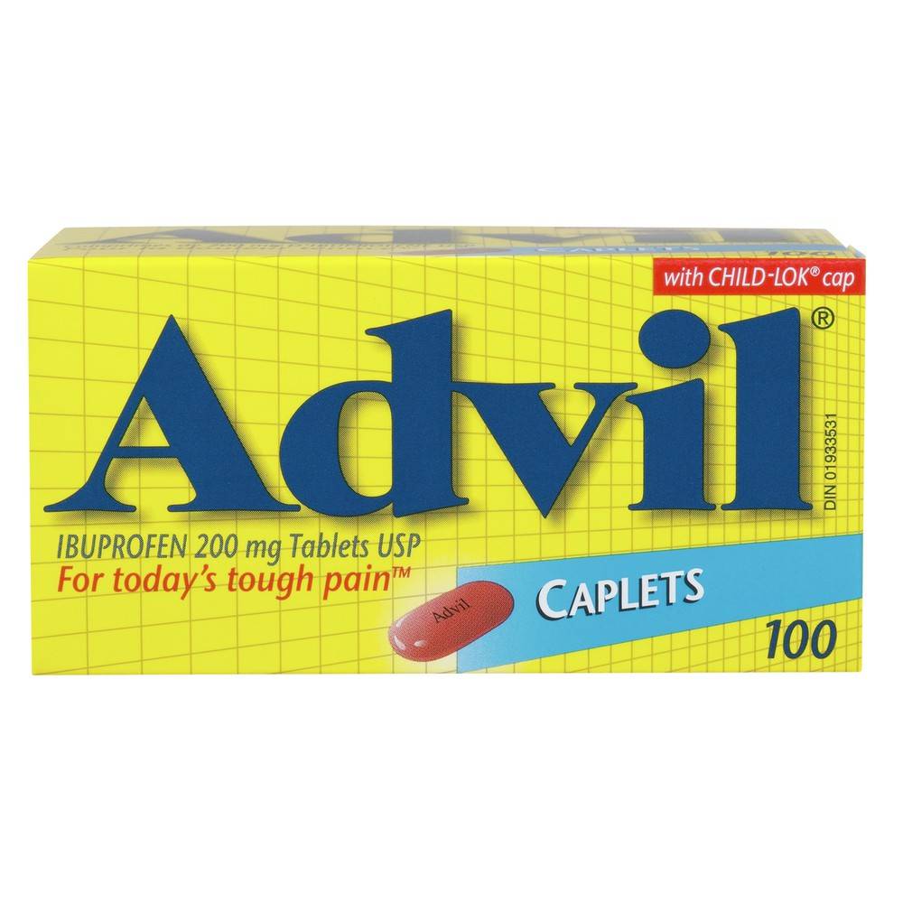 Advil Ibuprofen Caplets 200 mg (200 mg)