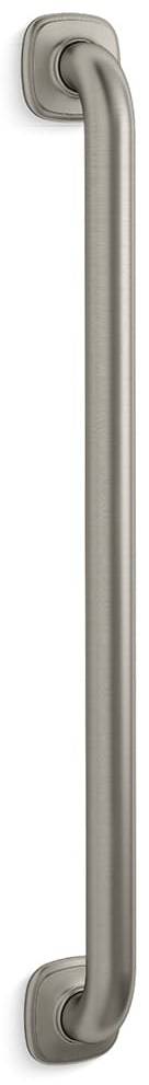 KOHLER Cardale 24-in Brushed Nickel Wall mount ADA Compliant Grab Bar ( 500-lb Weight Capacity ) | R30196-BN