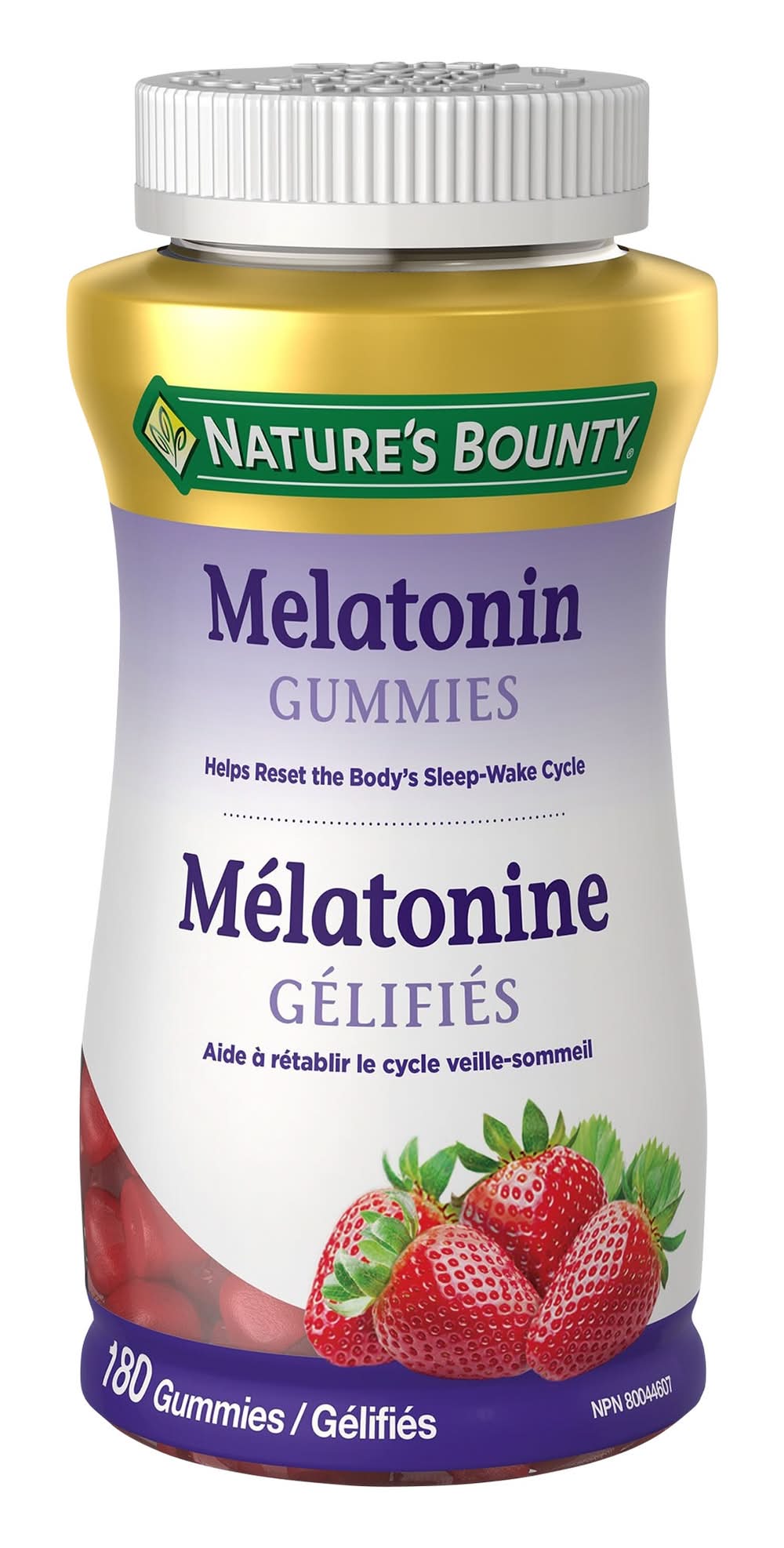Natures Bounty – Mélatonine Gélifiés, 180 Gélifiés / Nature’S Bounty Melatonin Gummies, 180 Count