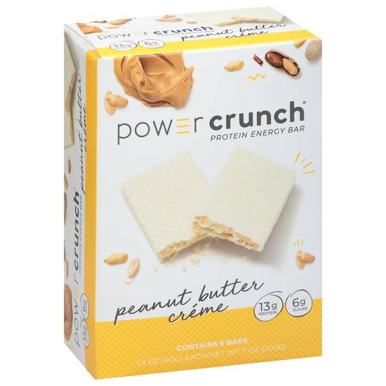 Power Crunch Protein Energy Bar Peanut Butter Creme (5 ct)