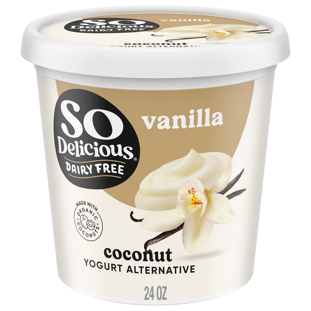 So Delicious Dairy Free Coconut Milk Yogurt Alternative, Vanilla (24 oz)