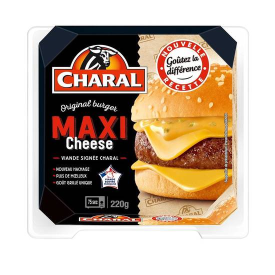Maxi cheese burger marque nationale 220g