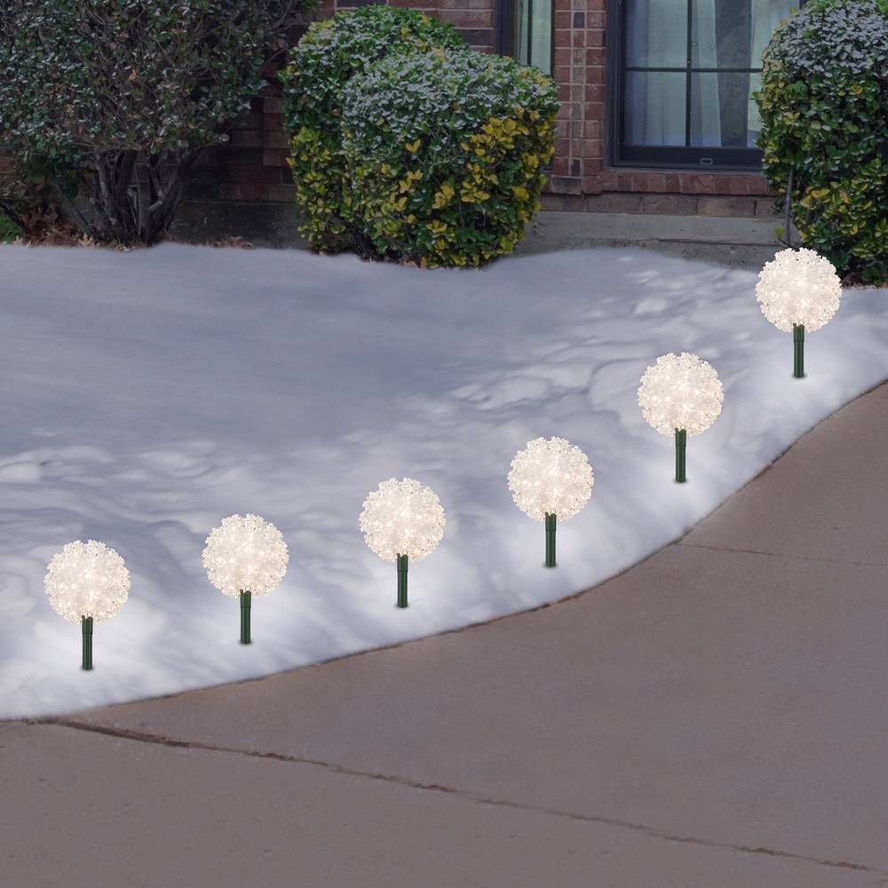 Philips Christmas Pathway And Hanging Led Spheres - 6 Pack